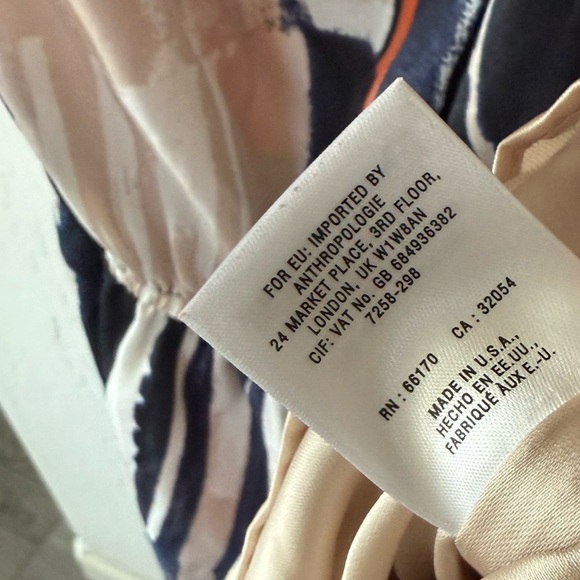 Elevenses|Anthropologie Off-Shoulder romper in multicolor Artsy print•••size 6 - Picture 9 of 13